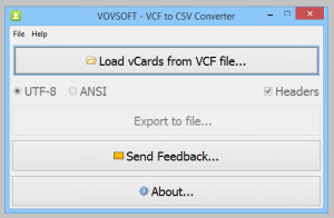 VovSoft CSV to VCF Converter 4.2.0 for apple download free