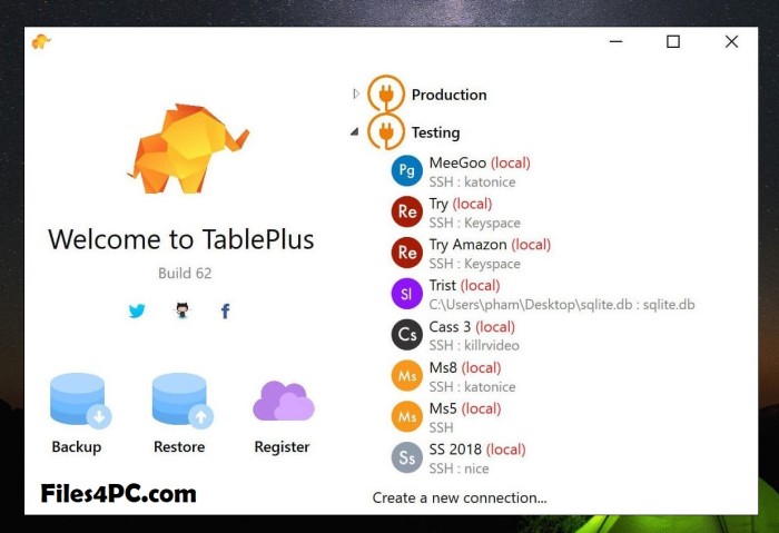 download the new version for android TablePlus 5.4.3