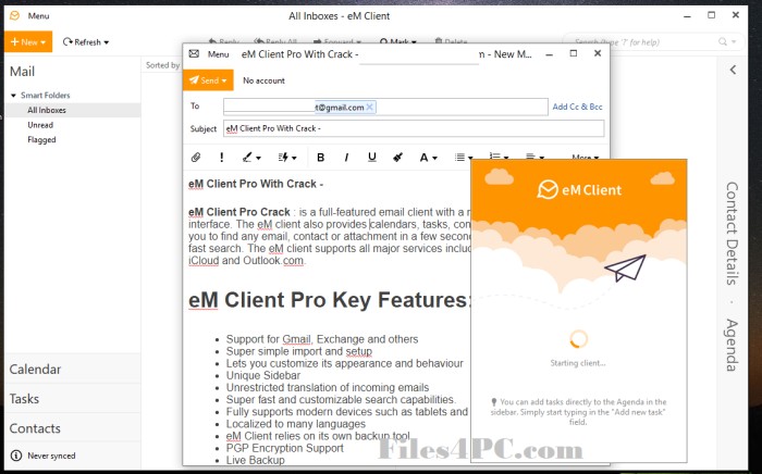 eM Client Pro 9.2.2157 instal the last version for windows