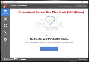 ccleaner professional license key with name