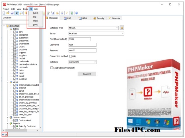PHPMaker 2021 Full Version Interface